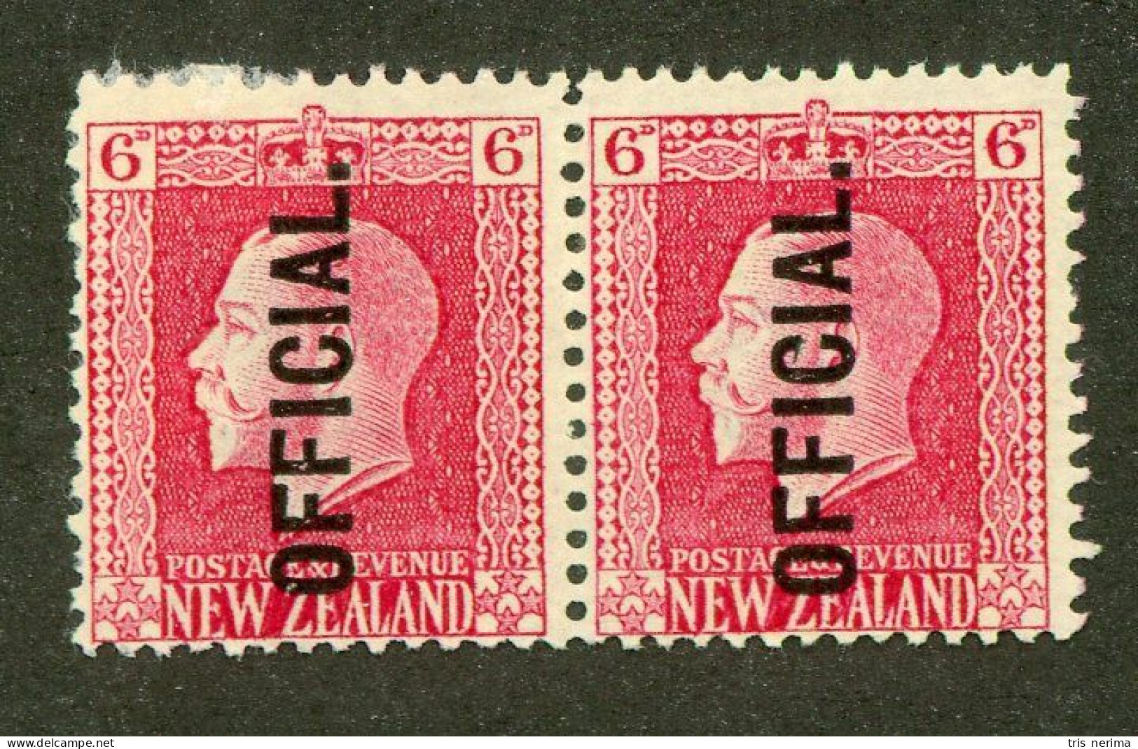 418 New Zealand 1910 Scott #O48 Mvlh* (Lower Bids 20% Off) - Service