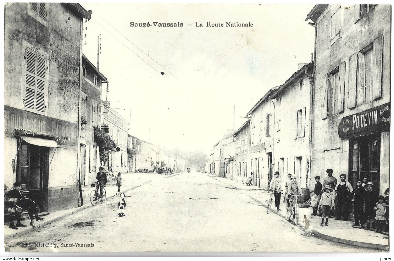 SAUZE VAUSSAIS - La Route Nationale - Sauze Vaussais