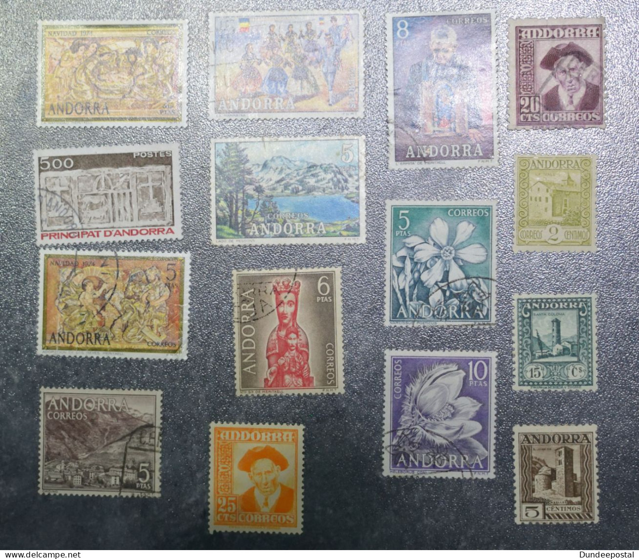 ALBANIA   STAMPS  (Spain)  Stock Card 3F   ~~L@@K~~ - Oblitérés