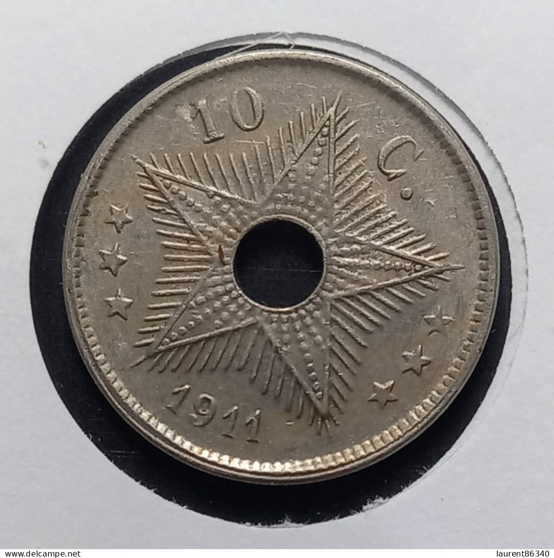 CONGO BELGE 10 Centimes  Albert I 1911 - 1910-1934: Albert I