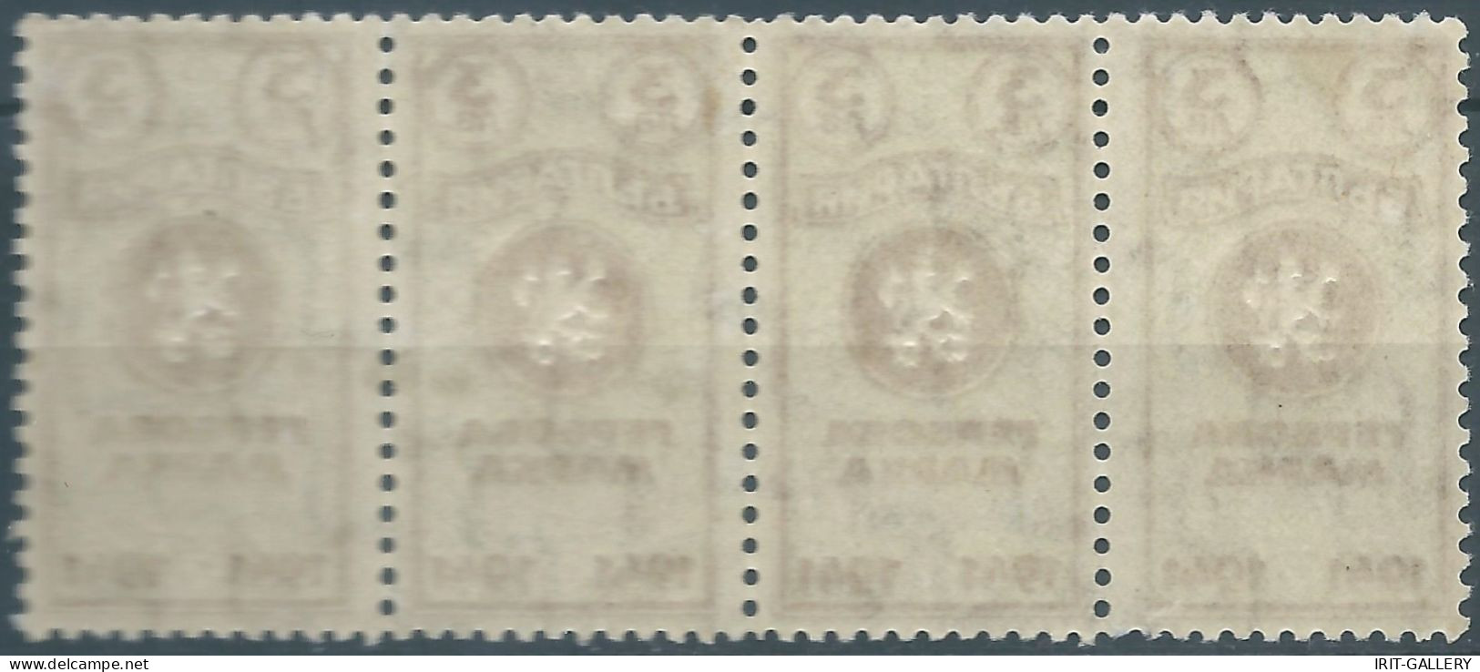 Bulgaria - Bulgarien - Bulgare,1941 Revenue StampsTax Fiscal,in Block Of 4 Stamps,MNH - Official Stamps