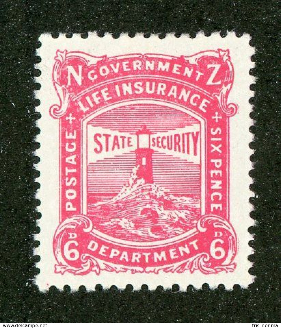 444 New Zealand 1947 Scott #OY28 Mvlh* (Lower Bids 20% Off) - Postal Fiscal Stamps
