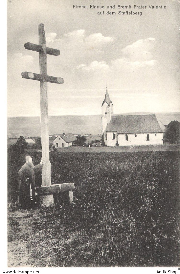 Bad Staffelstein V. 1923 Kirche,Klause Und Einsiedler-Mönch (001) - Lichtenfels