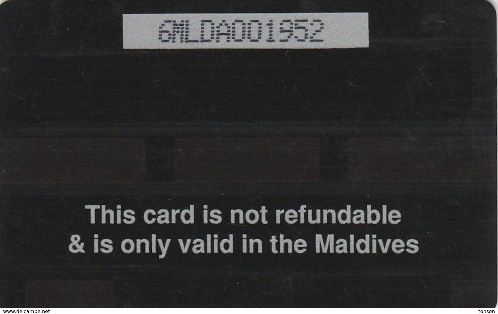 Maldives, 6MLDA, Coconut Palms, Maldives, 2 Scans - Maldivas