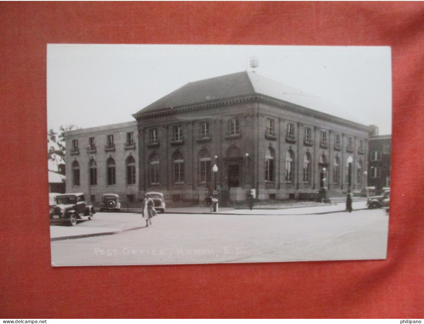 RPPC Post Office Huron     South Dakota   Ref  6151 - Altri & Non Classificati