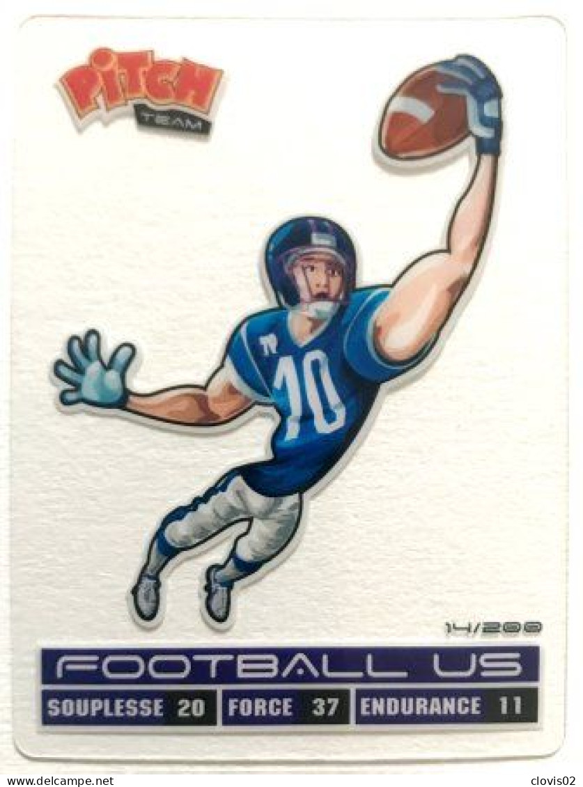 Football US Carte Pitch Team Sports 2012 - Other & Unclassified