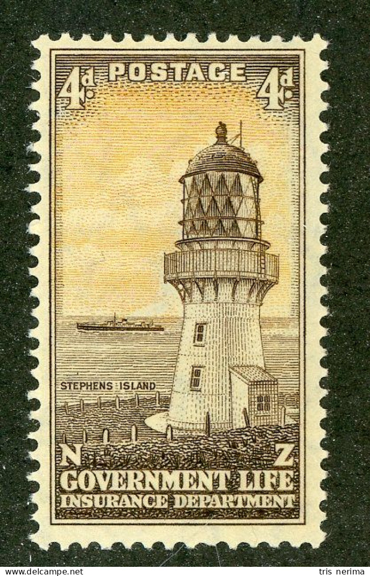 468 New Zealand 1947 Scott #OY34 Mnh** (Lower Bids 20% Off) - Steuermarken/Dienstmarken