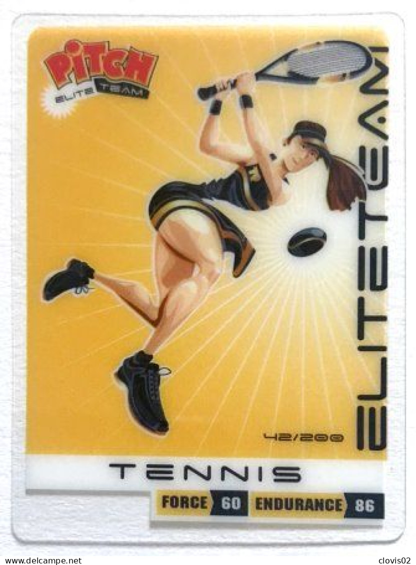 Tennis Elite Team Carte Pitch Team Sports 2012 - Autres & Non Classés