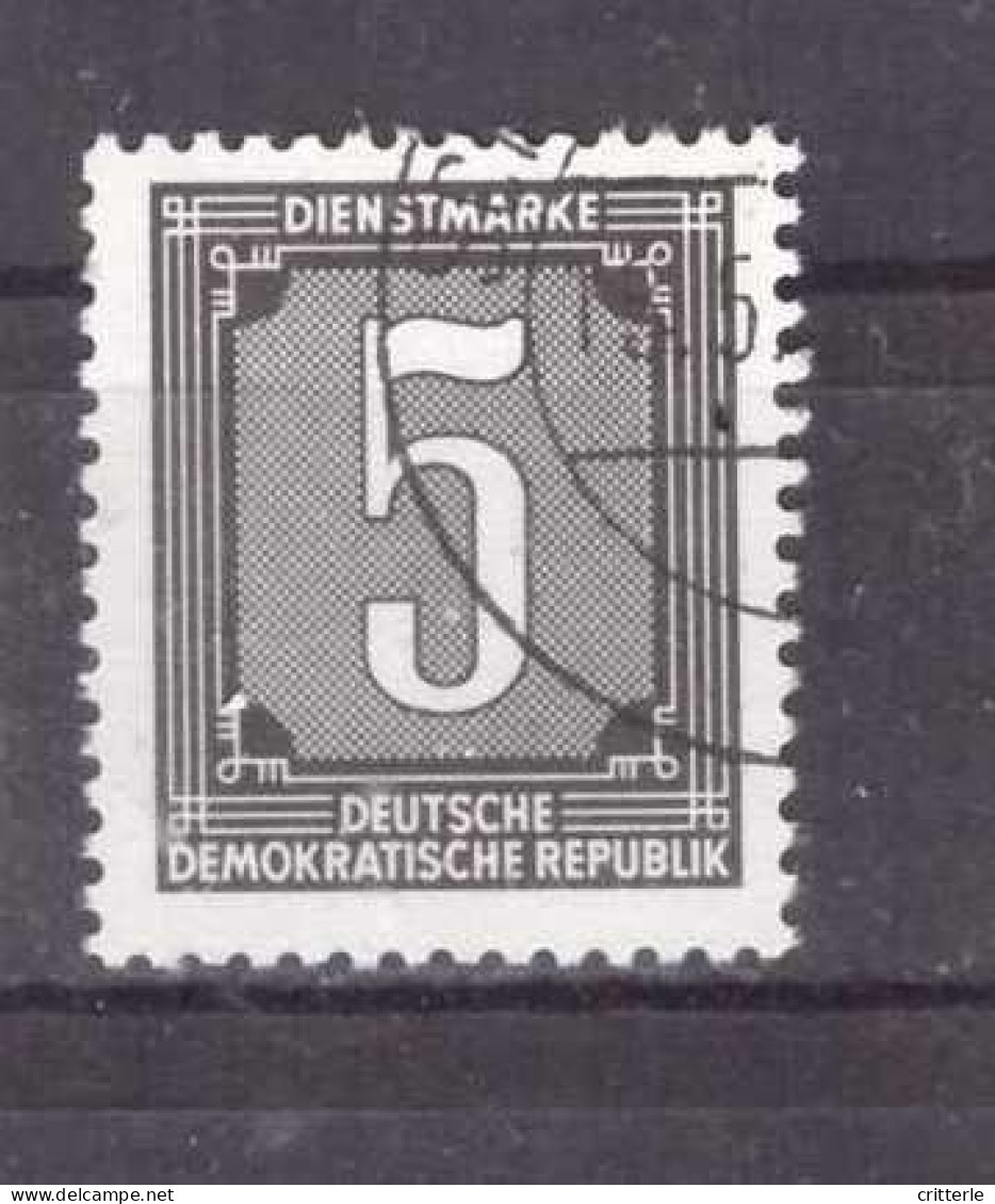 DDR Dienstmarke B Michel Nr. 1 Gestempelt - Used