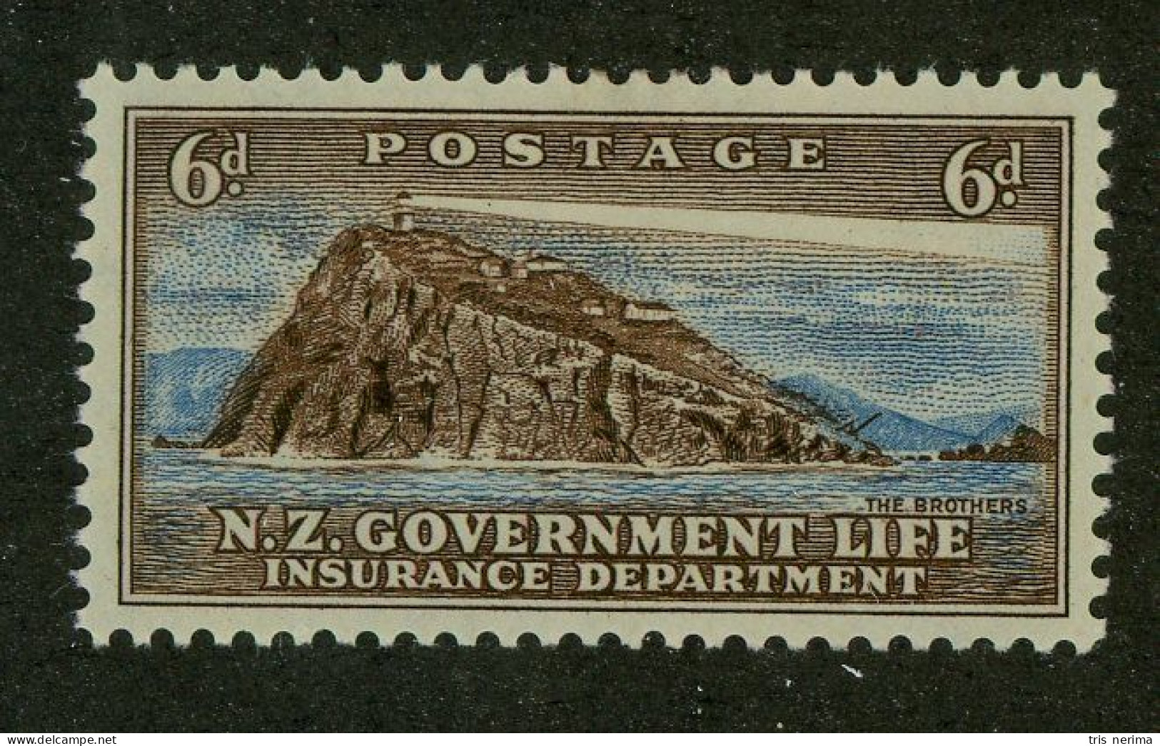 472 New Zealand 1947 Scott #OY35 M* (Lower Bids 20% Off) - Postal Fiscal Stamps