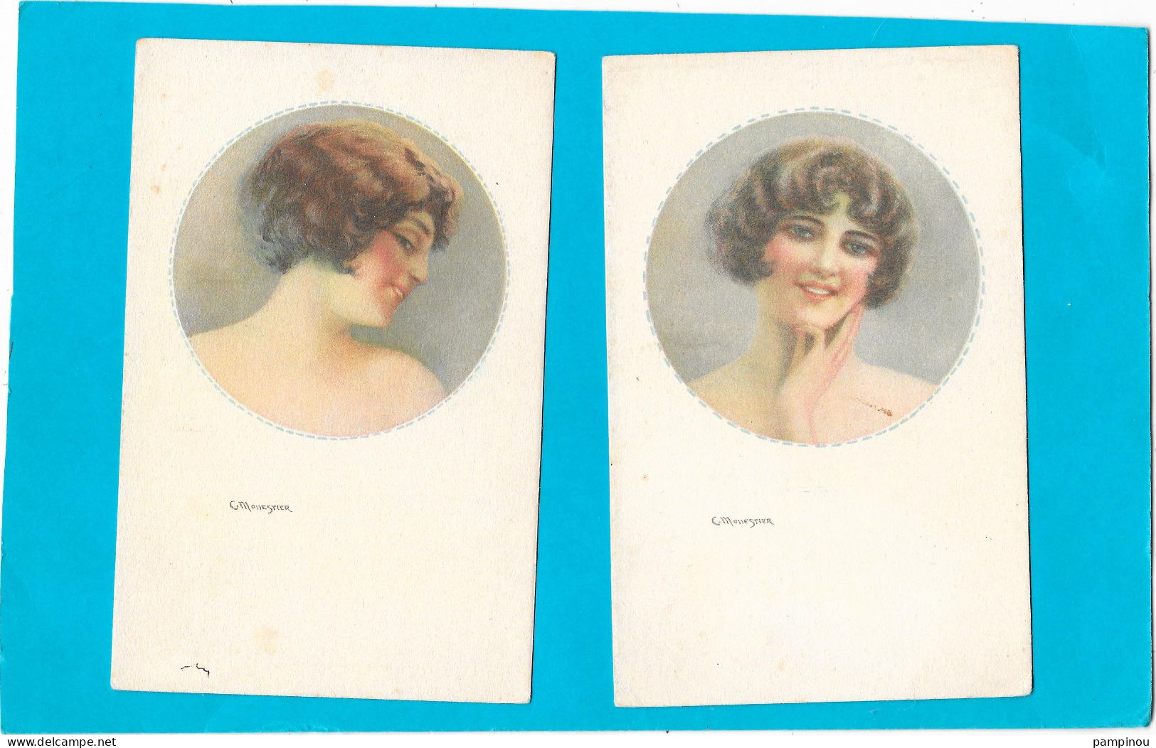 MONESTIER - Lot 2 Cpa Portrait Femmes - Monestier, C.