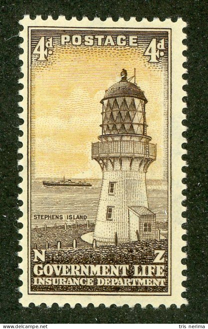 473 New Zealand 1947 Scott #OY34 M* (Lower Bids 20% Off) - Steuermarken/Dienstmarken