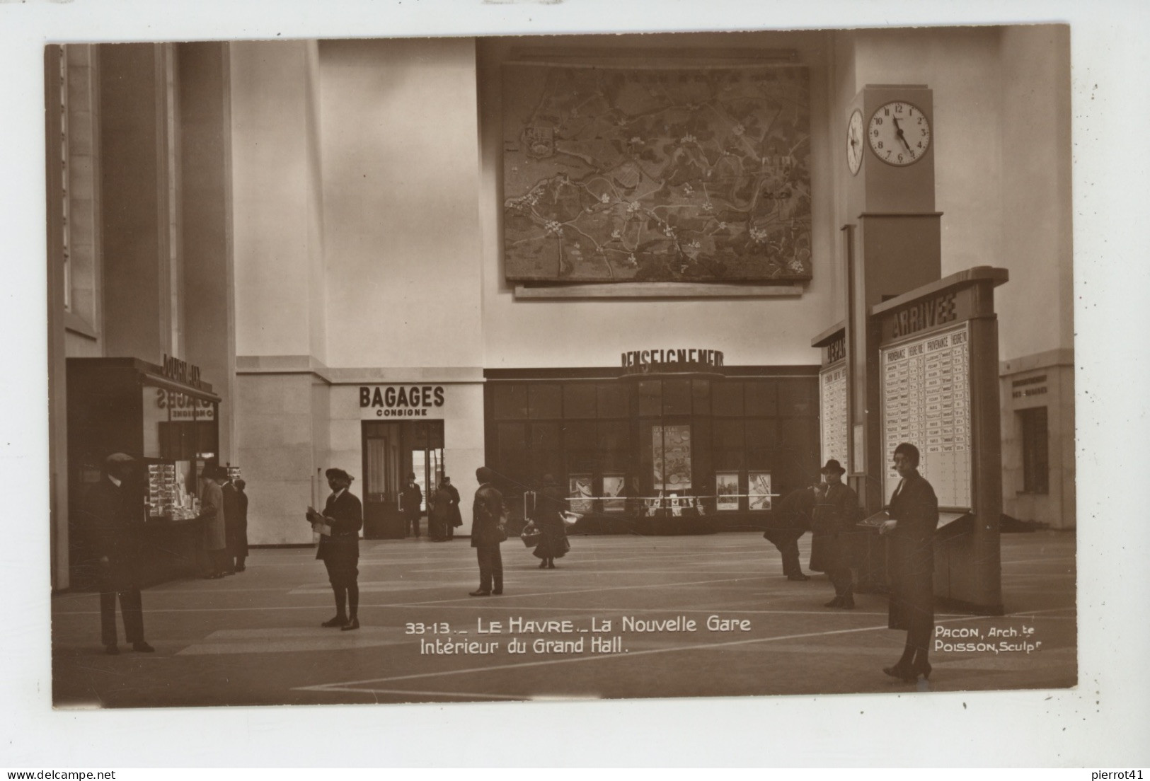 LE HAVRE - La Nouvelle Gare - Intérieur Du Grand Hall - Bahnhof
