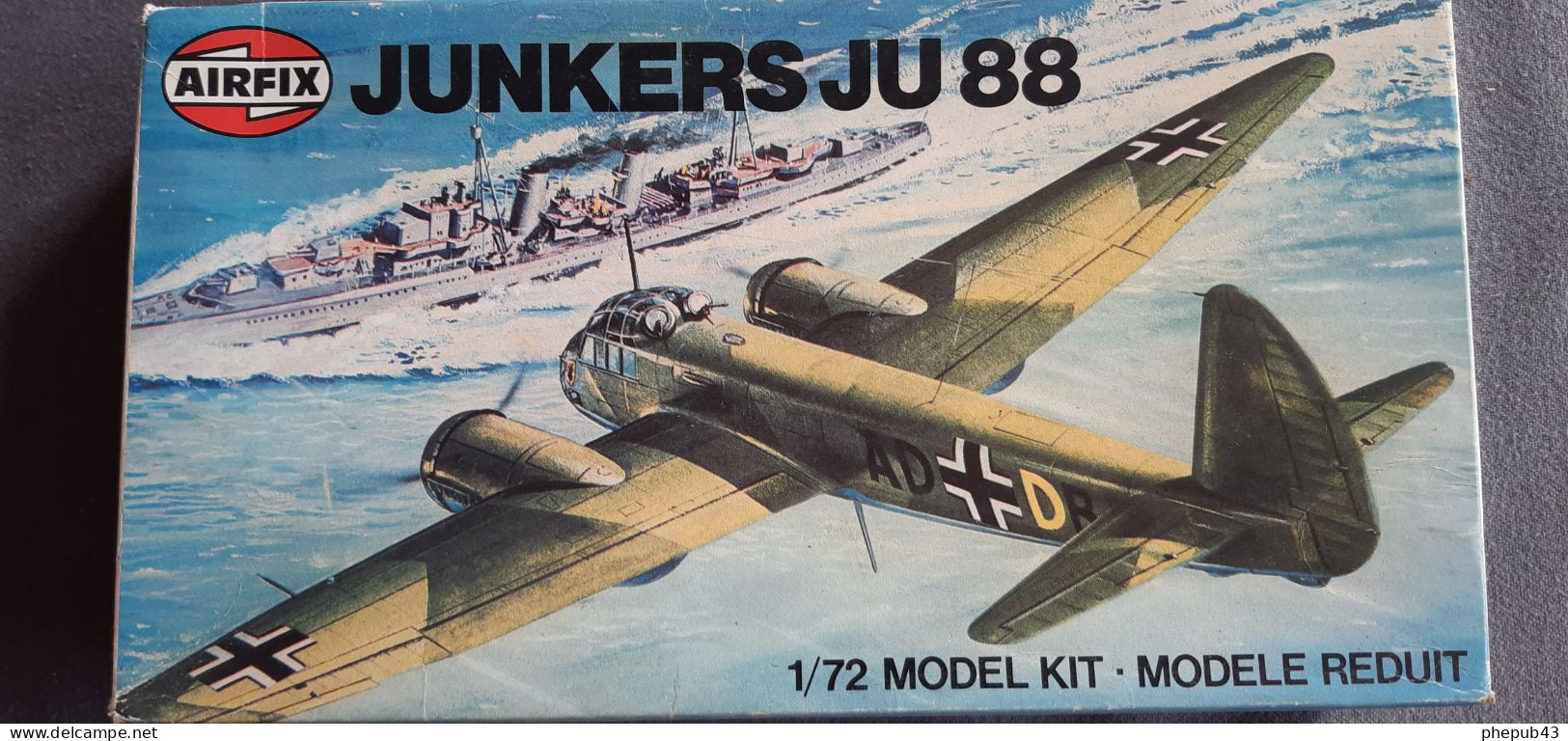 Junkers JU 88A-4 - Lutwaffe - German Army - 1941 - Model Kit - Airfix (1:72) - Avions