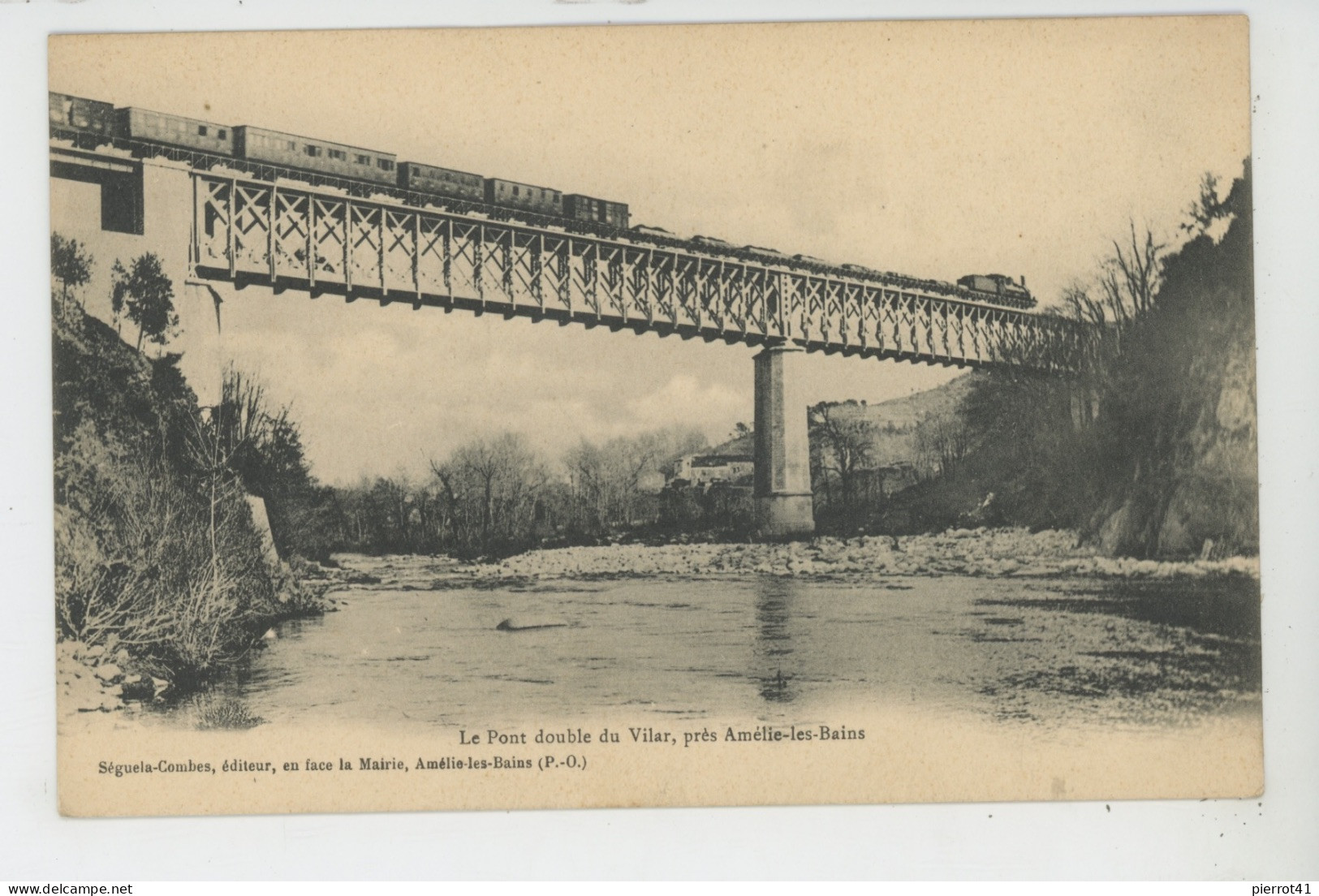 AMELIE LES BAINS (environs) - Le Pont Double Du Vilar (passage Train) - Amélie-les-Bains-Palalda