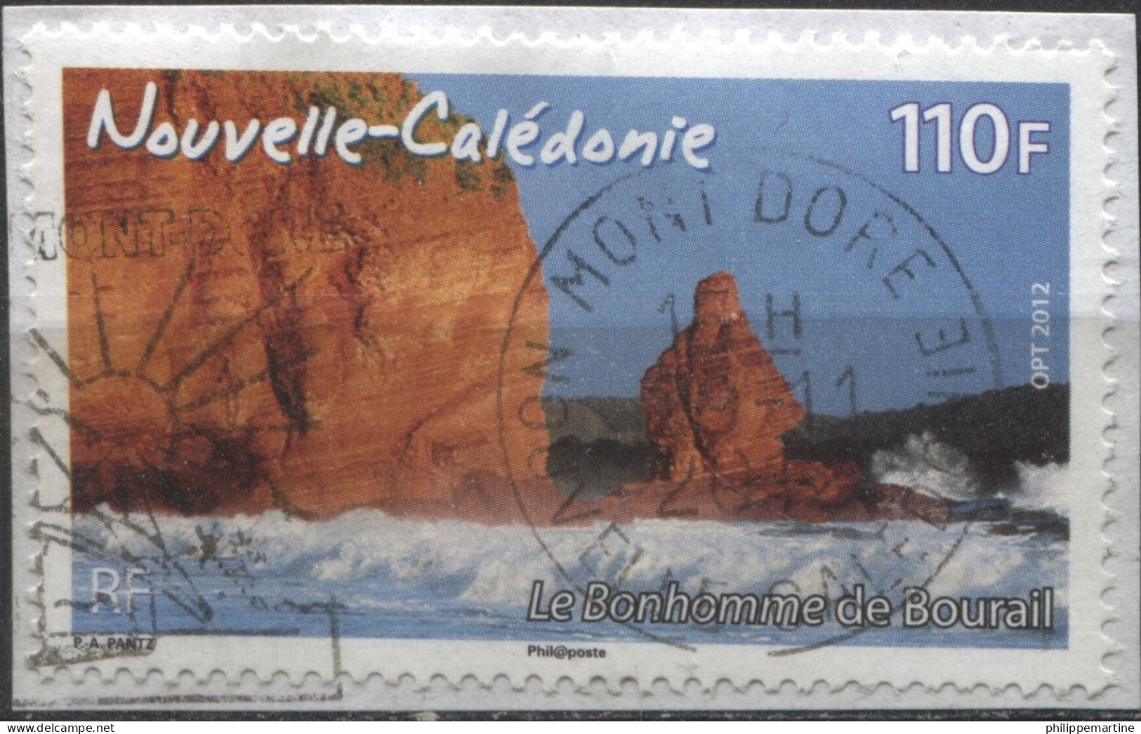 Nouvelle Calédonie 2012 - YT 1154 (o) Sur Fragment - Used Stamps