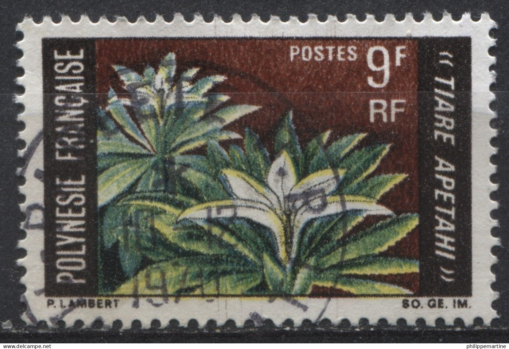 Polynésie 1969 - YT 64 (o) - Used Stamps