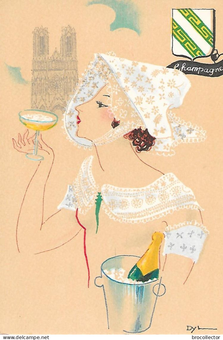 BARRE - DAYEZ ( Illustrateur ) -  Champagne - Champagne - Ardenne