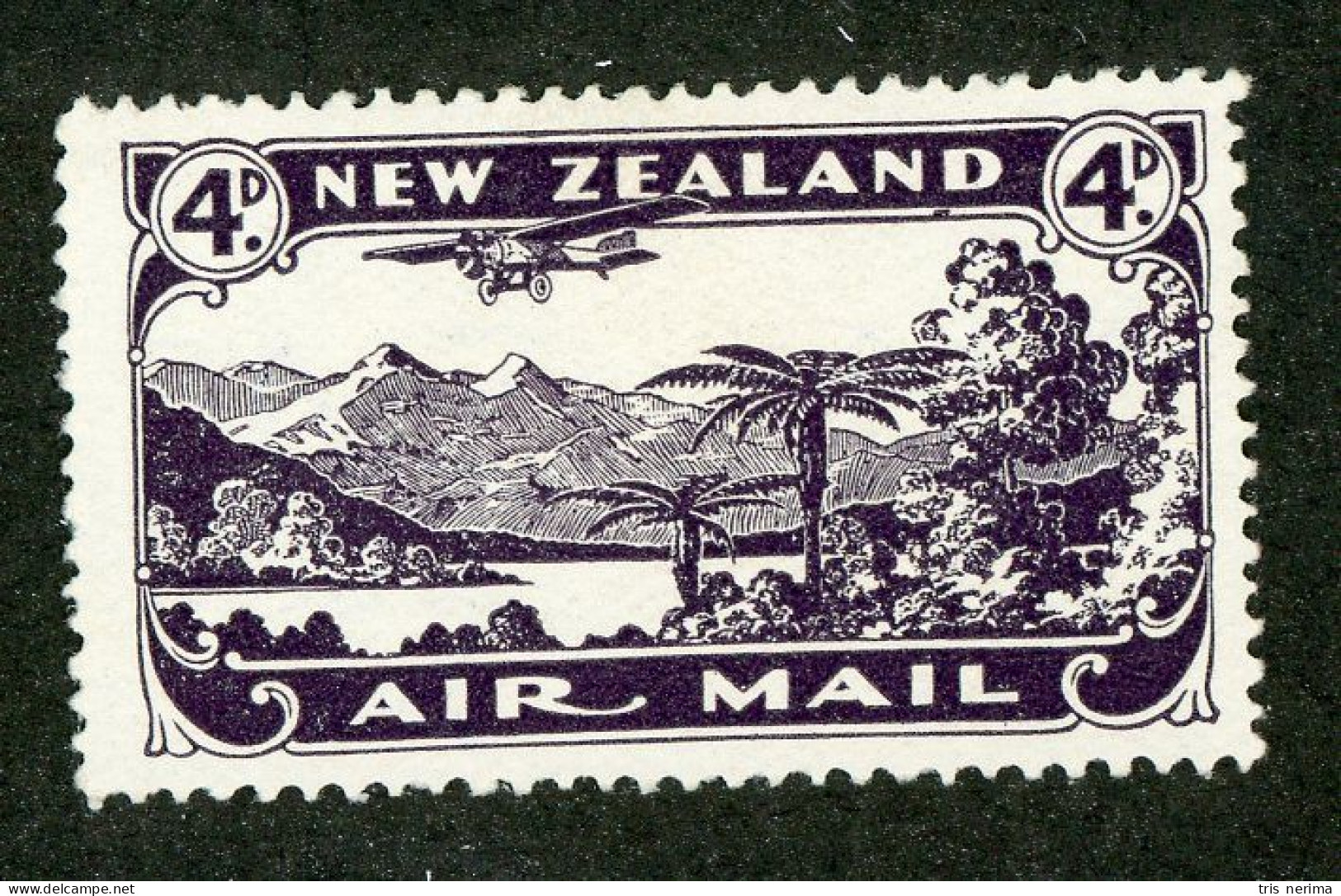 519 New Zealand 1931 Scott #C2 Mlh* (Lower Bids 20% Off) - Luftpost