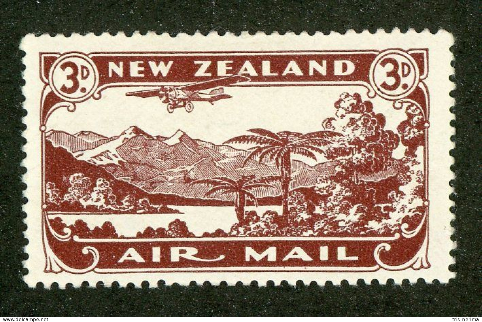 520 New Zealand 1931 Scott #C1 Mlh* (Lower Bids 20% Off) - Posta Aerea