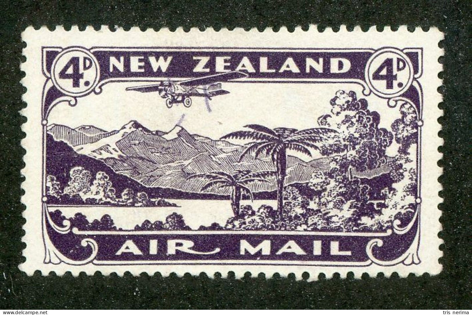 522 New Zealand 1931 Scott #C2 Mlh* (Lower Bids 20% Off) - Posta Aerea