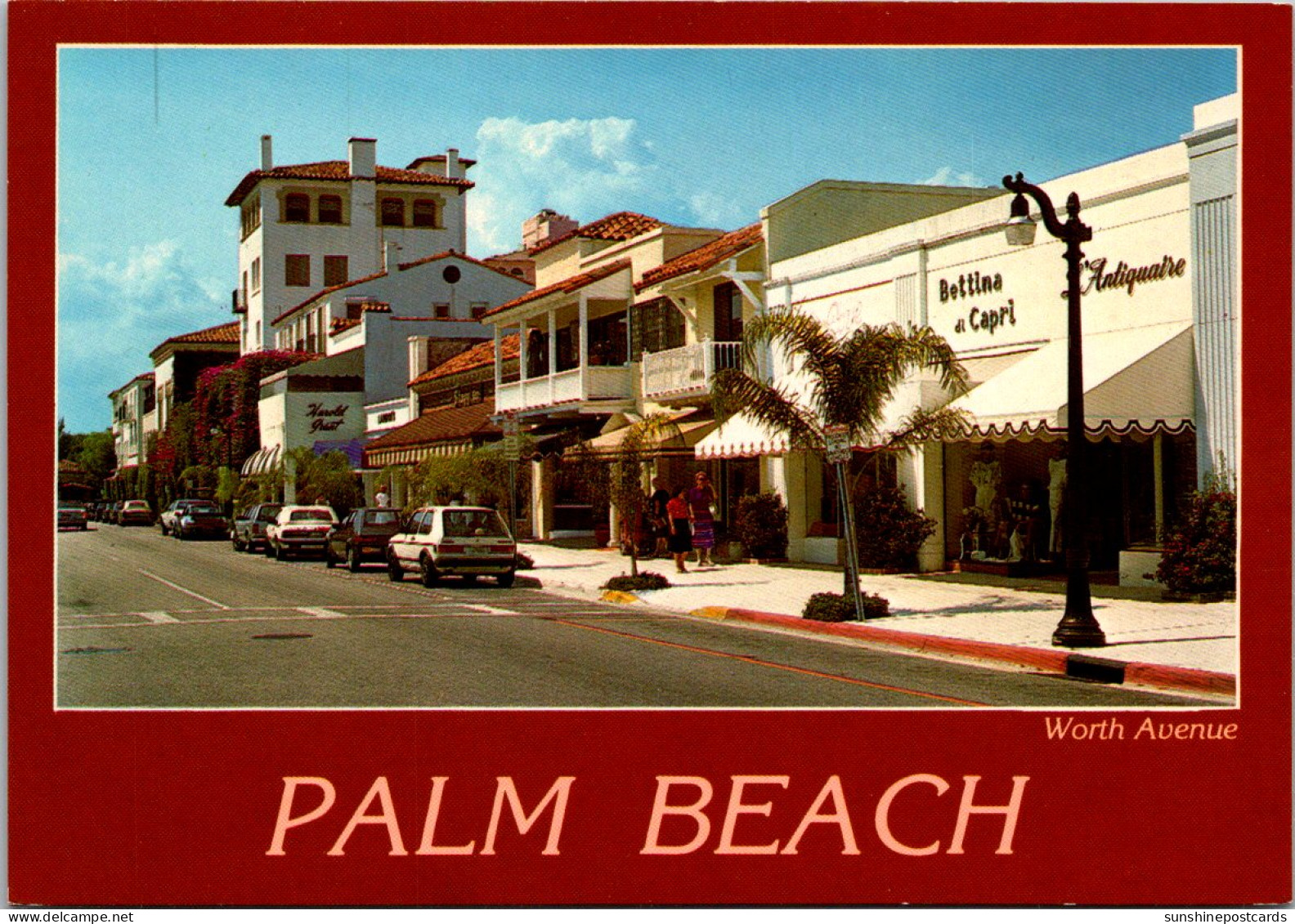 Florida Palm Beach Worth Avenue "Fifth Avenue Of The South" - Palm Beach