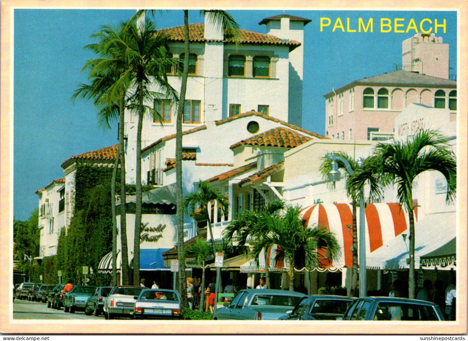 Florida Palm Beach Worth Avenue "Fifth Avenue Of The South"  - Palm Beach