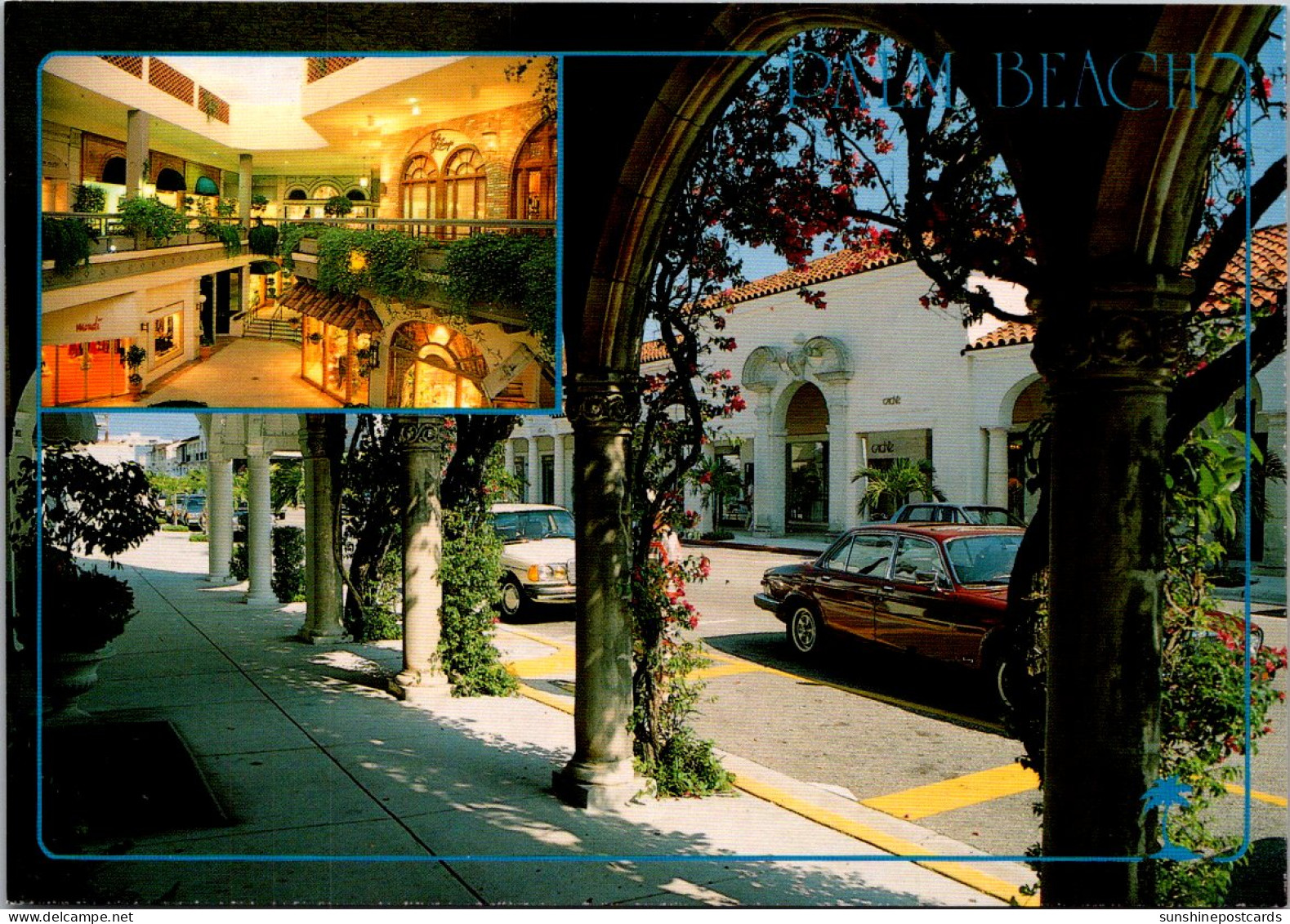 Florida Palm Beach Worth Avenue "Fifth Avenue Of The South" And Mall Shops - Palm Beach
