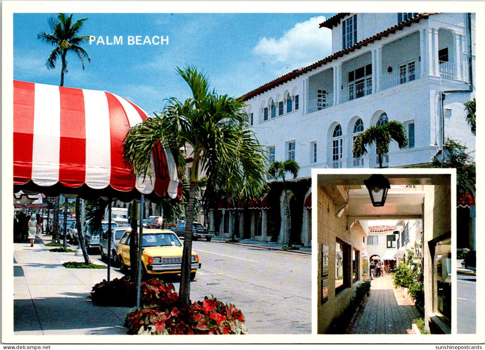 Florida Palm Beach Worth Avenue "Fifth Avenue Of The South"  - Palm Beach