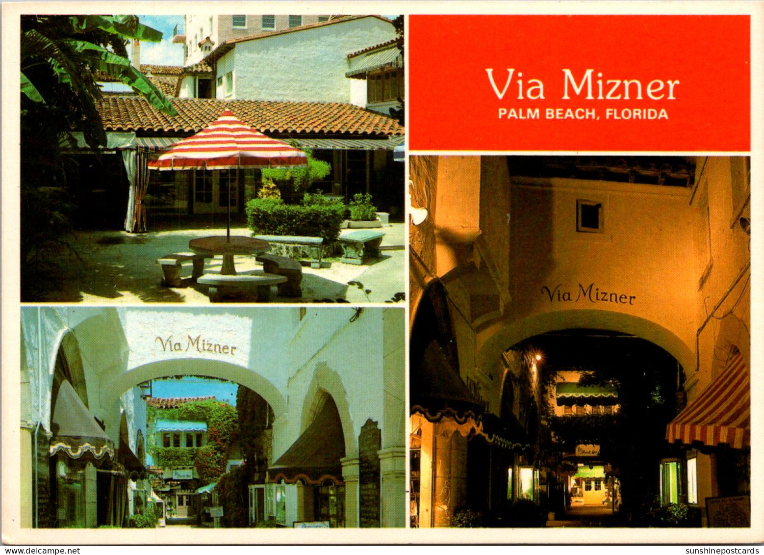 Florida Palm Beach Worth Avenue Via Mizner Shops - Palm Beach