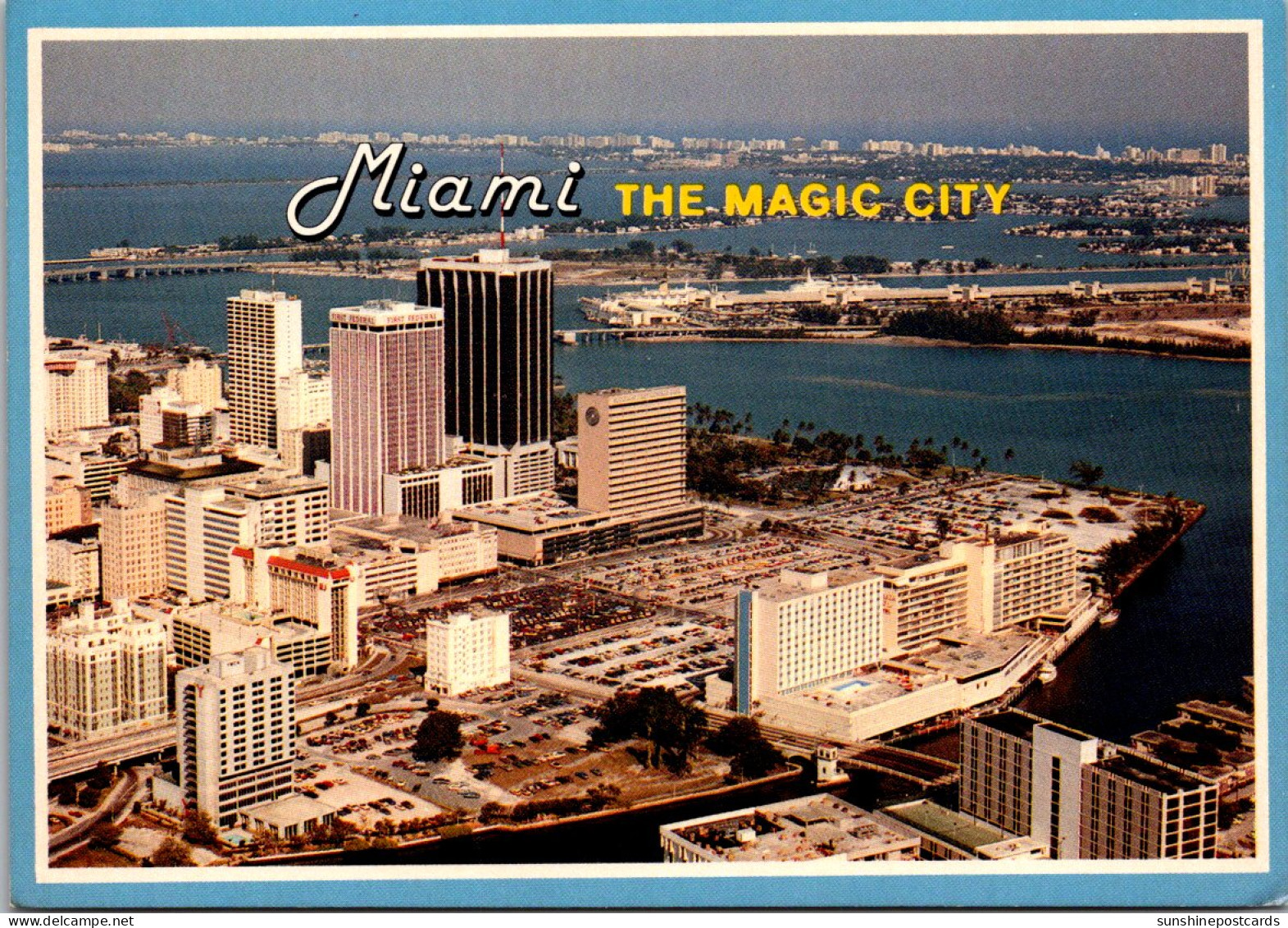 Florida Miami Aerial View Of The Magic City - Miami