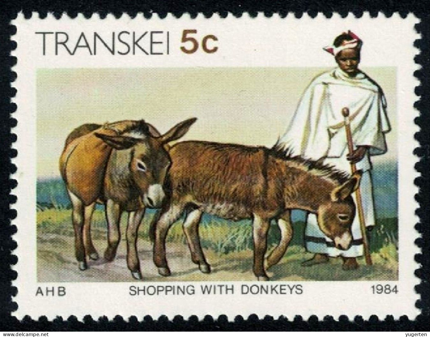 TRANSKEI 1984 - 1v - MNH - Ane - Anes - Donkey Transport - Donkeys - Esel - Esels - Burro - Burros - Asino - Asini - Anes