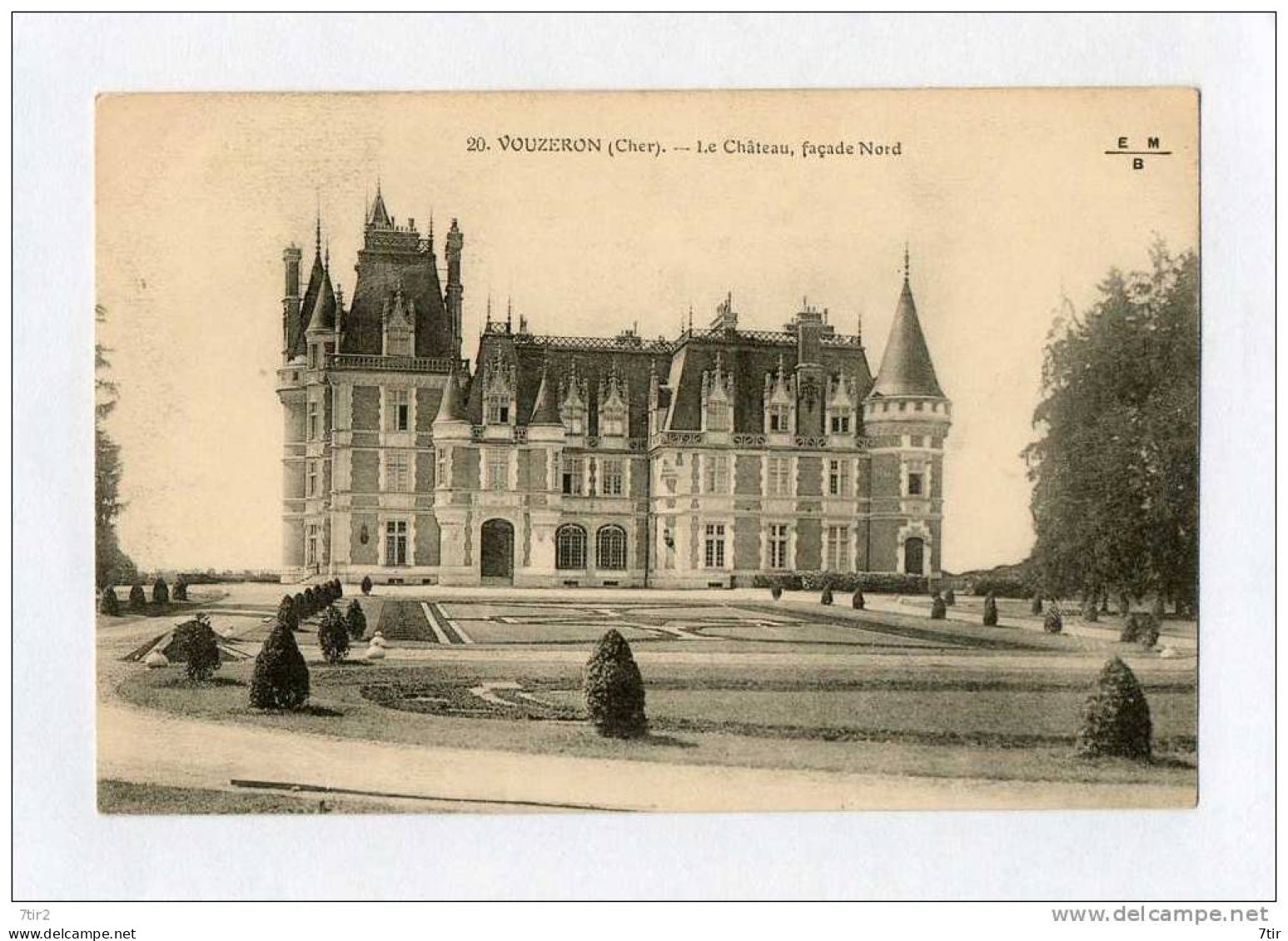 VOUZERON Le Château Façade Nord - Vouzeron