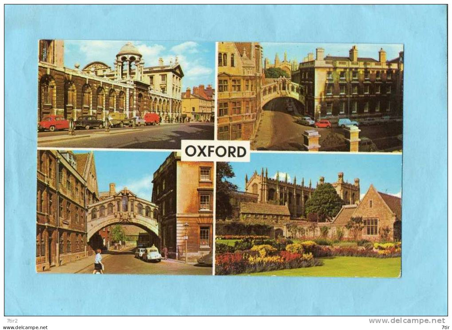 OXFORD Queen's College Hertfort And New Colleges Hertford College Bridge Christ Church - Oxford