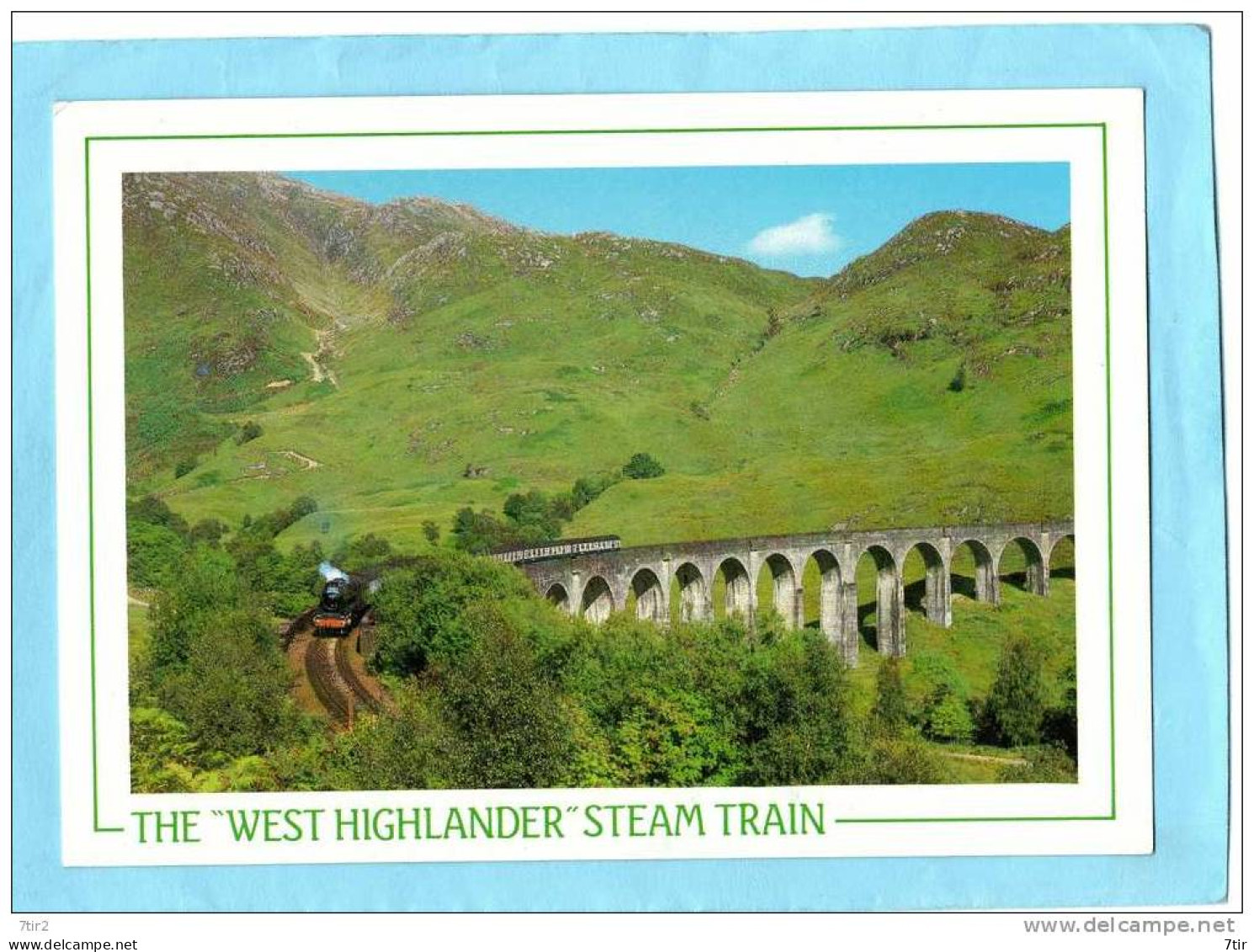 WEST HIGLANDER Steam Train Crossing The Famous Glenfinnan Viaduc Fort William And Mallaig Inverness Shire - Inverness-shire