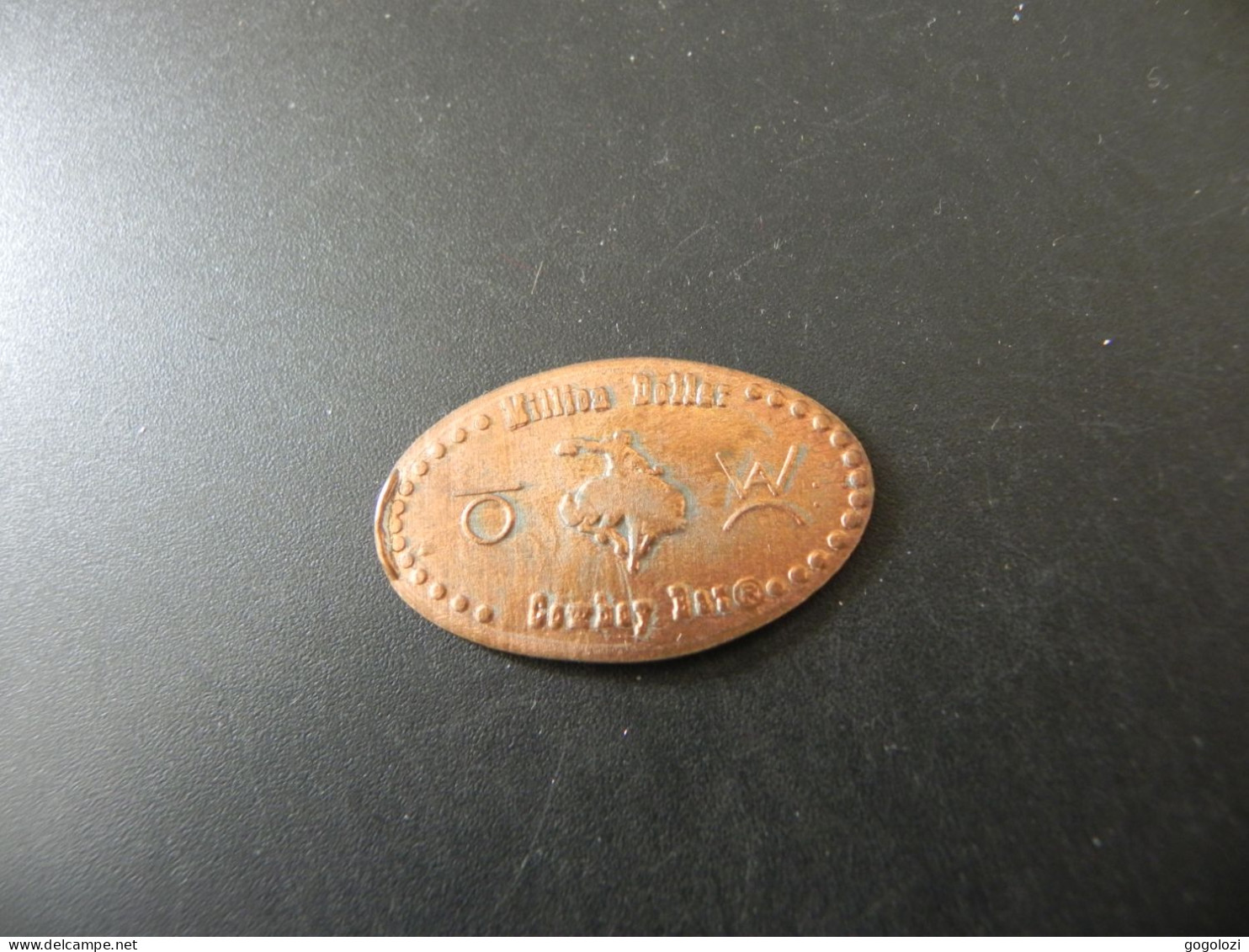 Jeton Token - Elongated Cent - USA - Jackson's Watering Hole Wyoming - Million Dollar Cowboy Bar - Souvenirmunten (elongated Coins)