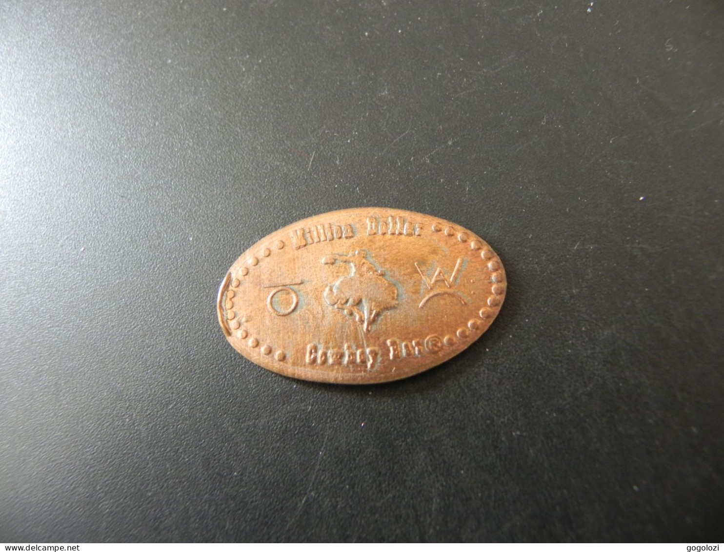 Jeton Token - Elongated Cent - USA - Jackson's Watering Hole Wyoming - Million Dollar Cowboy Bar - Souvenir-Medaille (elongated Coins)