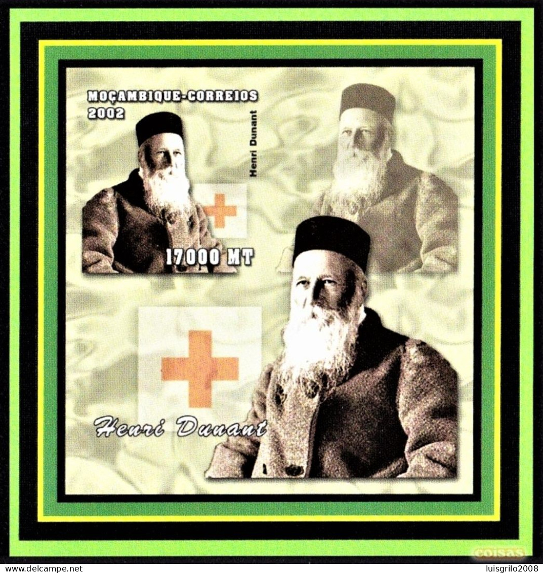 Red Cross/ Nobel Prize - Henri Dunant -|- Moçambique, 2002 - Imperforated . MNH - Henry Dunant