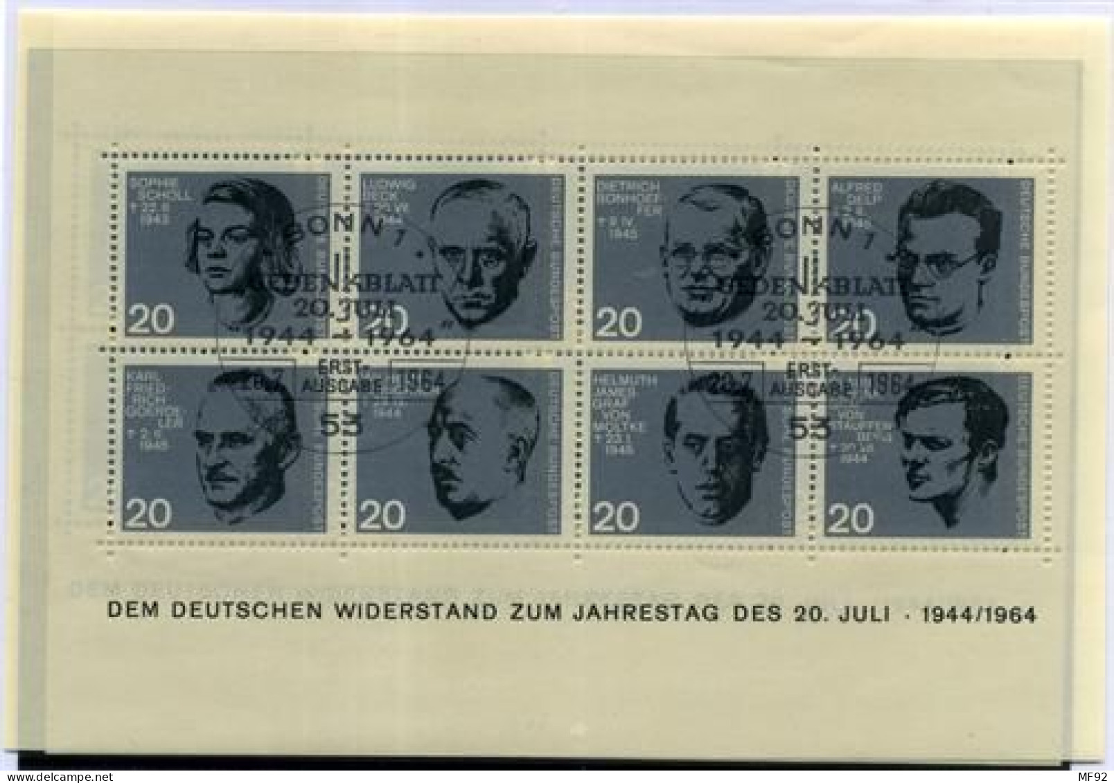 Alemania Federal (HB) Nº 2. Año 1964 - Sonstige & Ohne Zuordnung