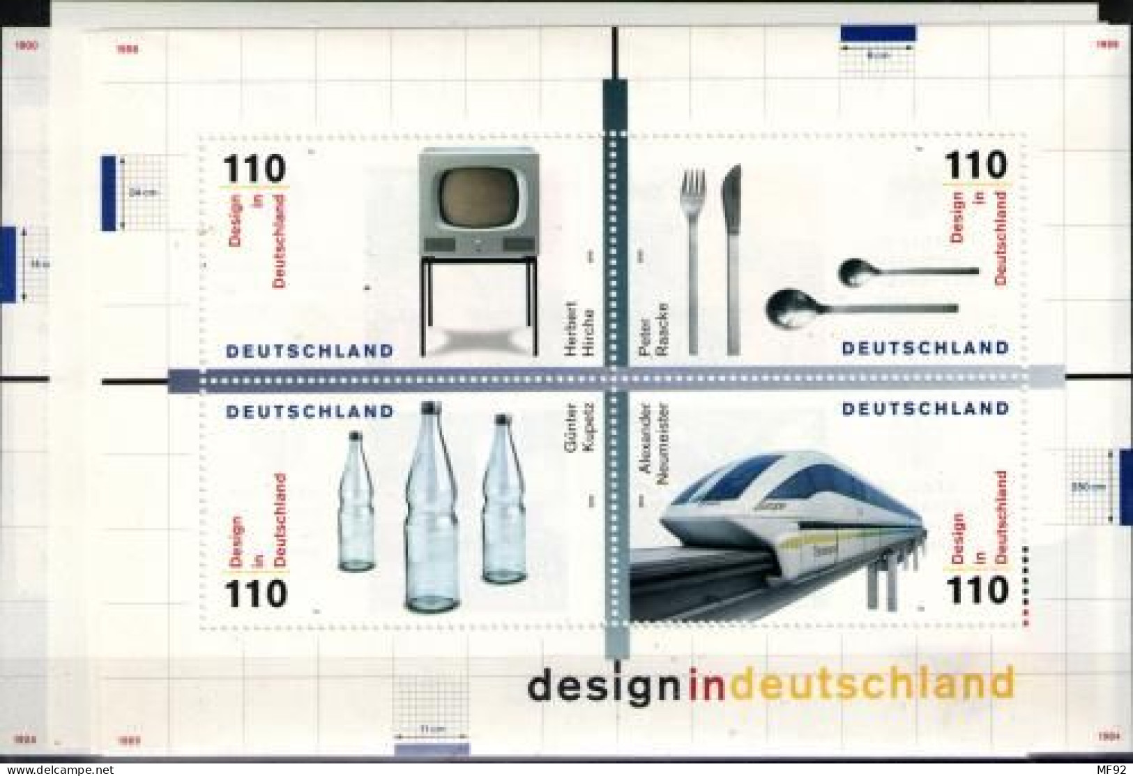 Alemania Federal Nº 44/6, 48, 50, 64 - Otros & Sin Clasificación