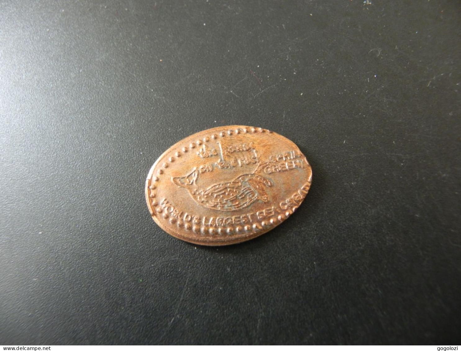 Jeton Token - Elongated Cent - USA - World's Largest Sea Park - Pièces écrasées (Elongated Coins)