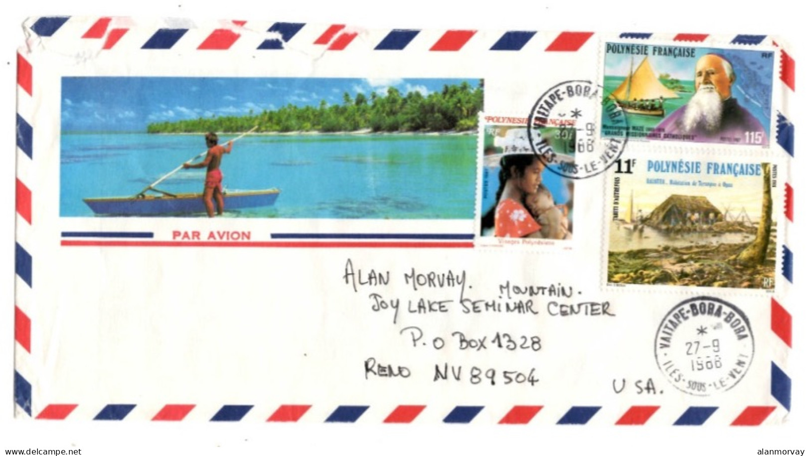 French Polynesia / Polynesia - 1 Cover And 2 Postcards - Interi Postali