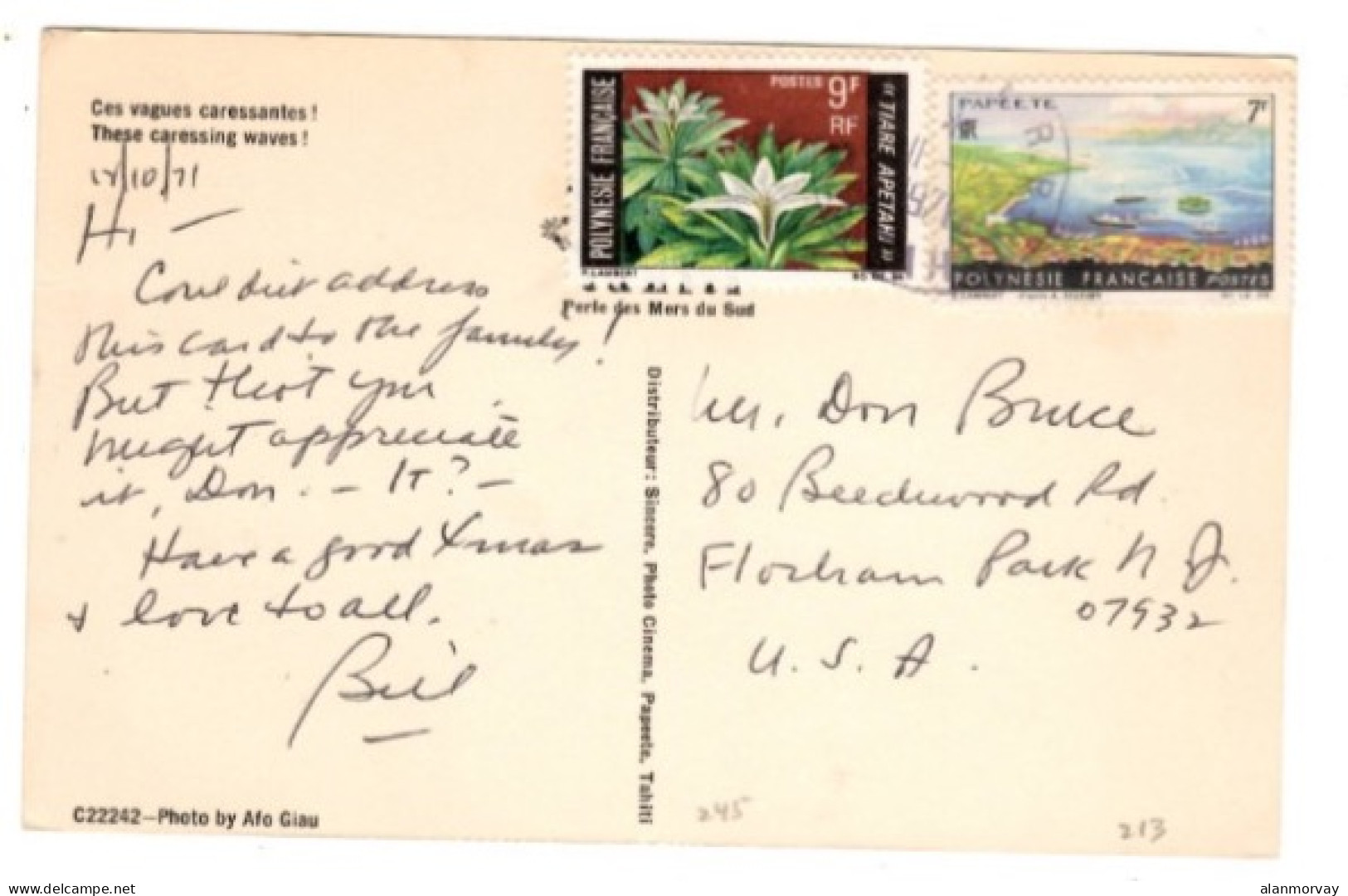 French Polynesia / Polynesia - 1 Cover And 2 Postcards - Postal Stationery