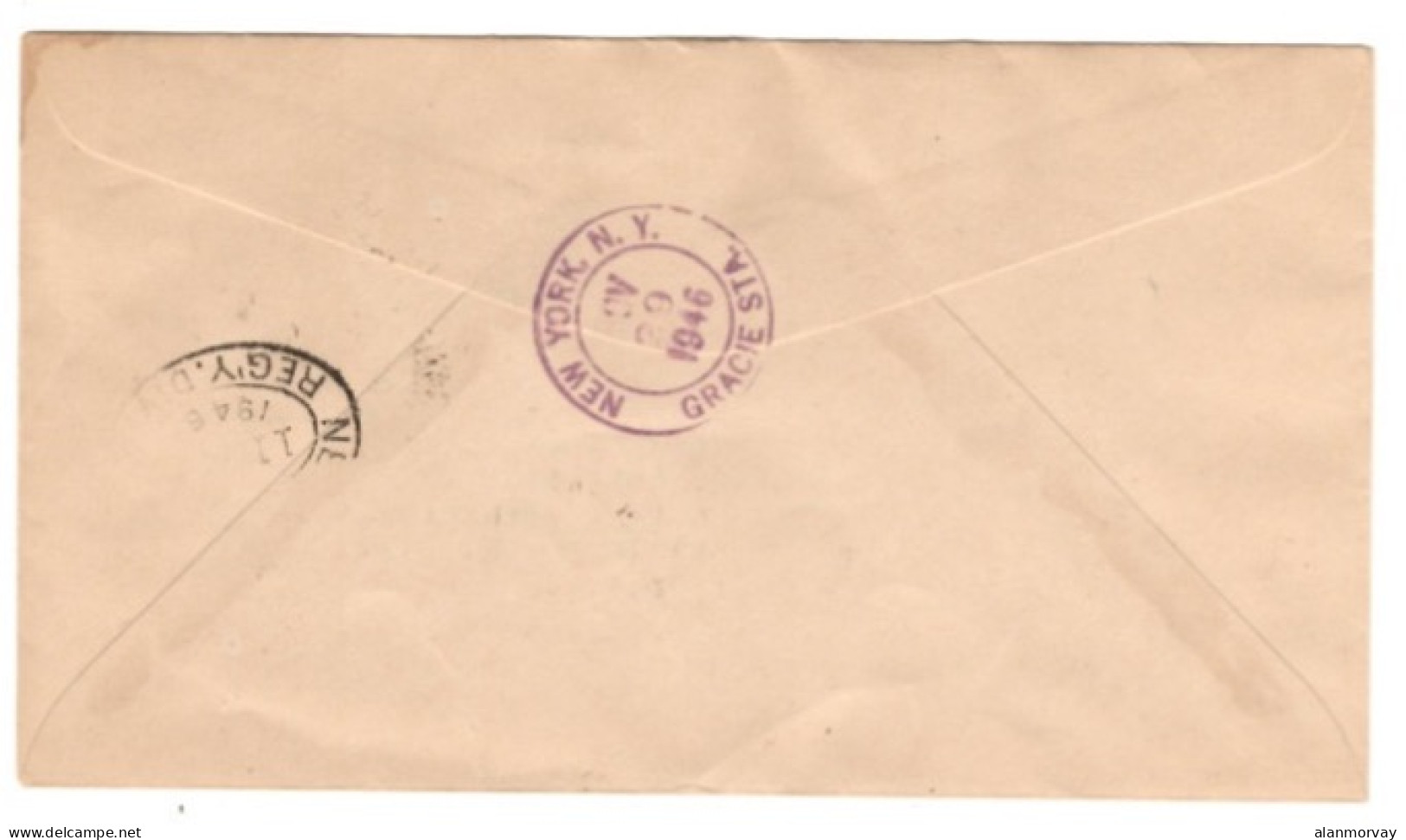 French Guiana - November 11, 1946 Registered Cover To The USA - Brieven En Documenten