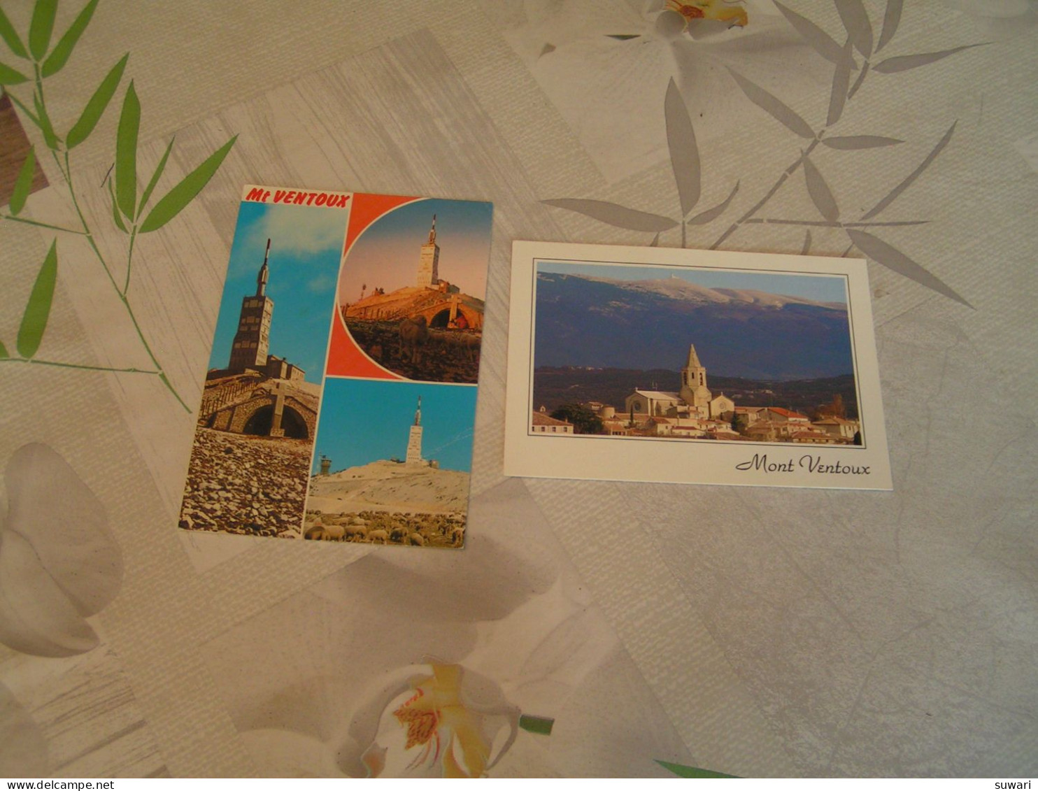 2 Cartes Le Mont Ventoux - Le Sommet Vue De Mazin  - Multivues - Mazan