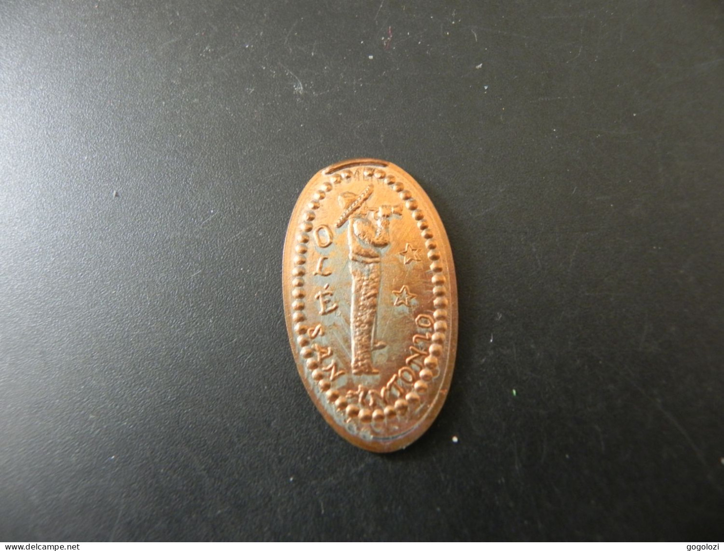 Jeton Token - Elongated Cent - USA - San Antonio Olé - Elongated Coins