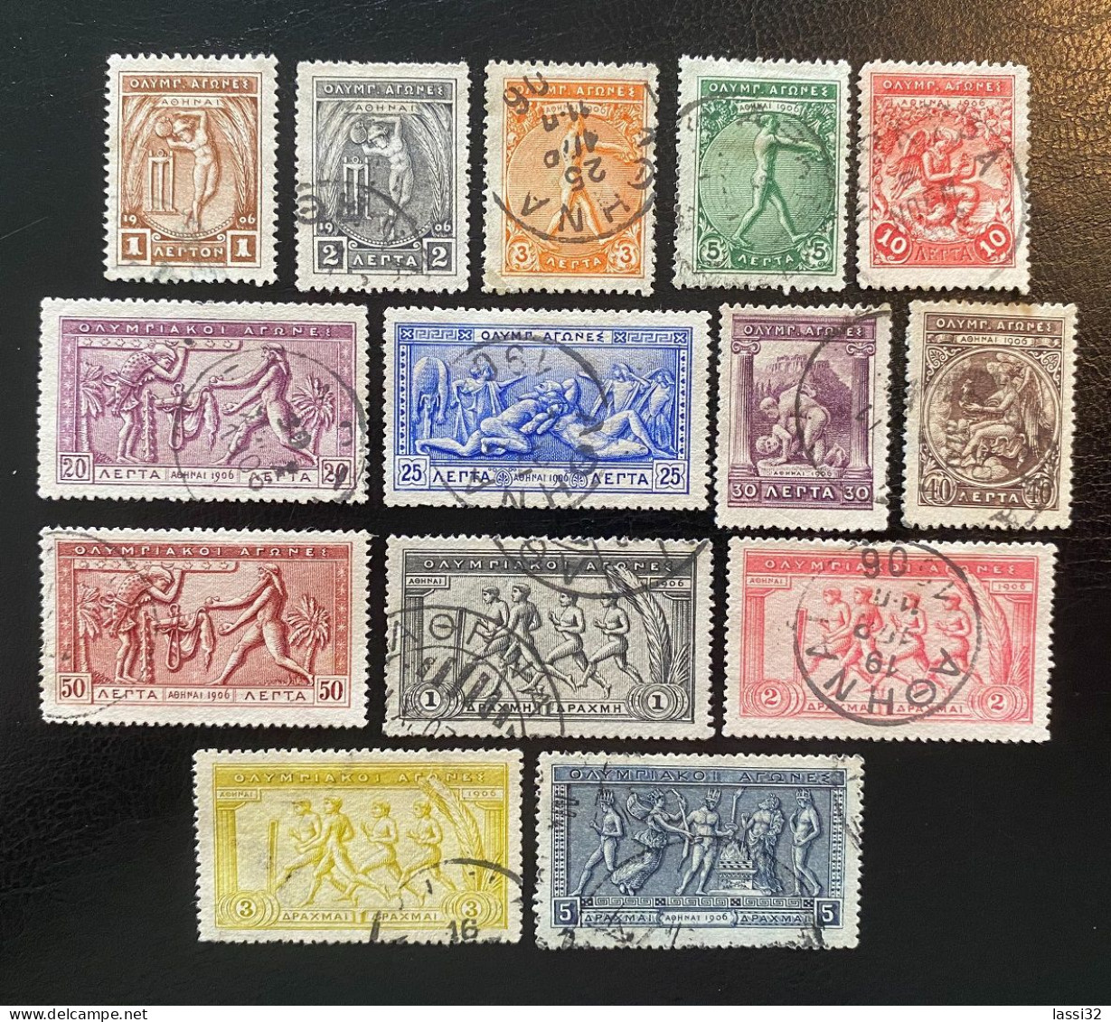 GREECE,1906,  Second Olympic Games,  Set, USED - Oblitérés