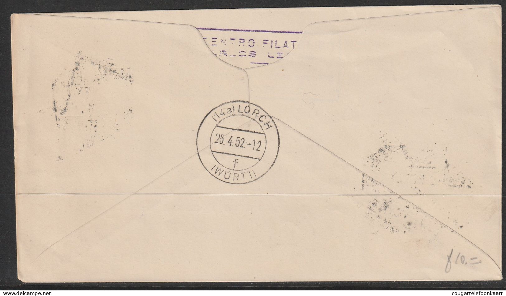 1952, Iberia, First Flight Cover, Madrid-Frankfurt - Cartas & Documentos