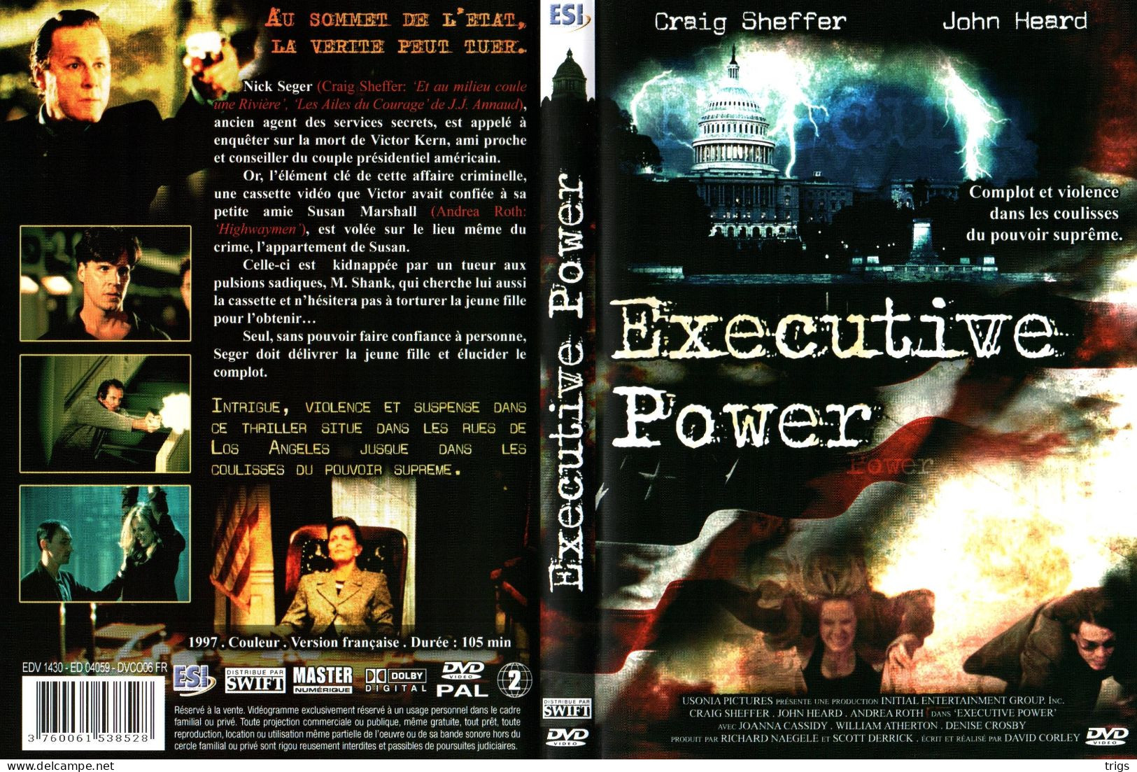 DVD - Executive Power - Policiers