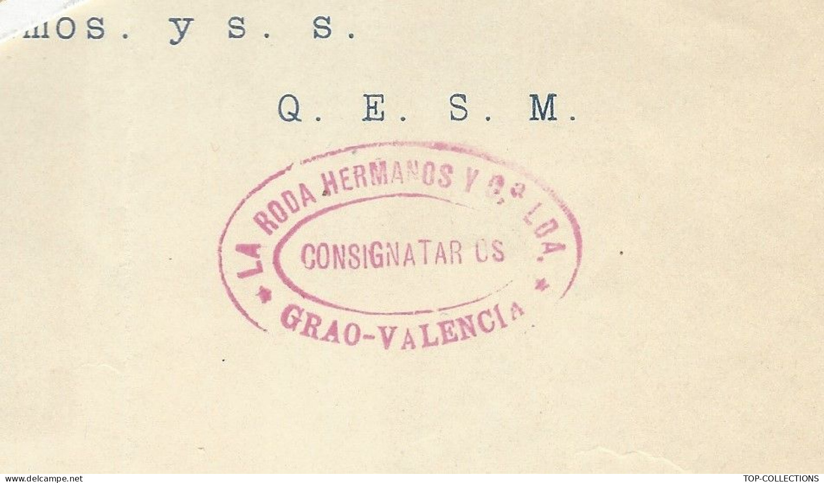 1926 NAVIGATION ENTETE PAVILLON LA RODA HERMANOS Y Cia SVENSKA LLOYD  Grao Valencia Espagne  Pour Carcagente  Carcaixent - 1900 – 1949